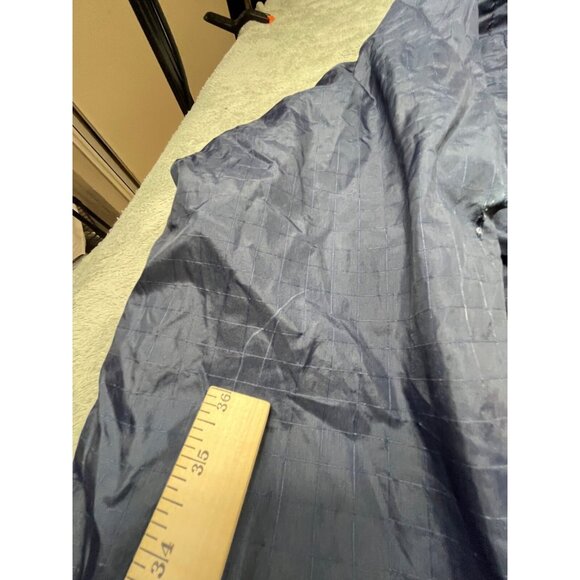 Vintage Miami Dolphins Jacket Mens Large NFL Pro Line Starter Teal Nylon Hooded - Picture 10 of 16